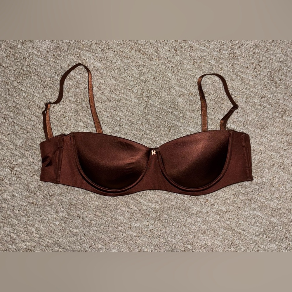 Savage X Fenty Brown Strapless Bra